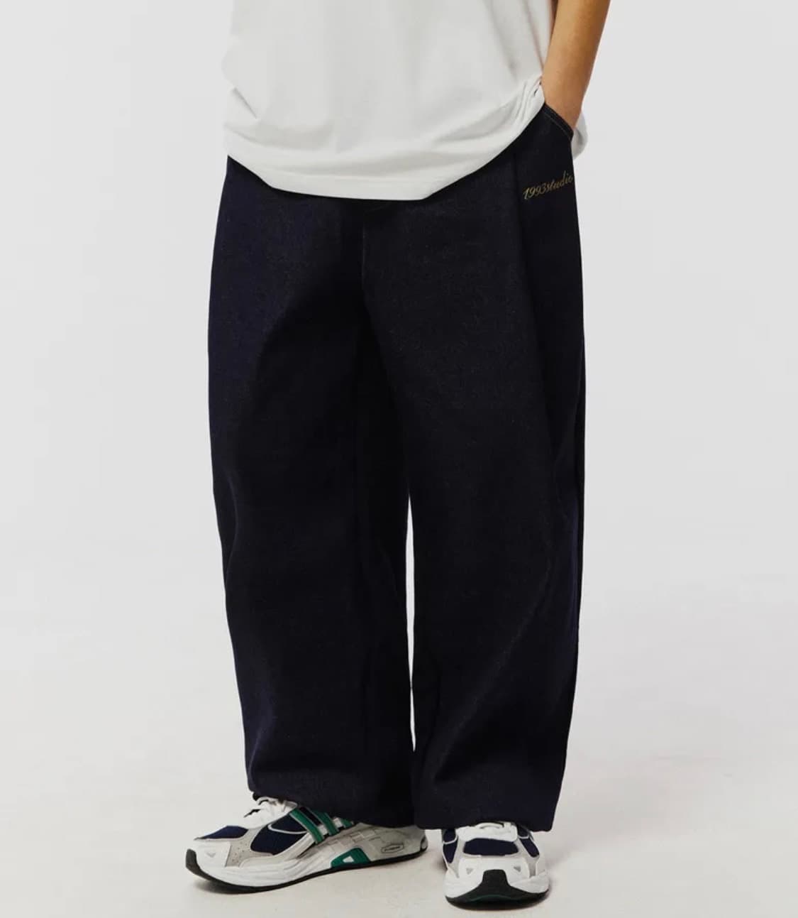 1993 스튜디오 스티치 핀턱 데님 블루 상품이미지3