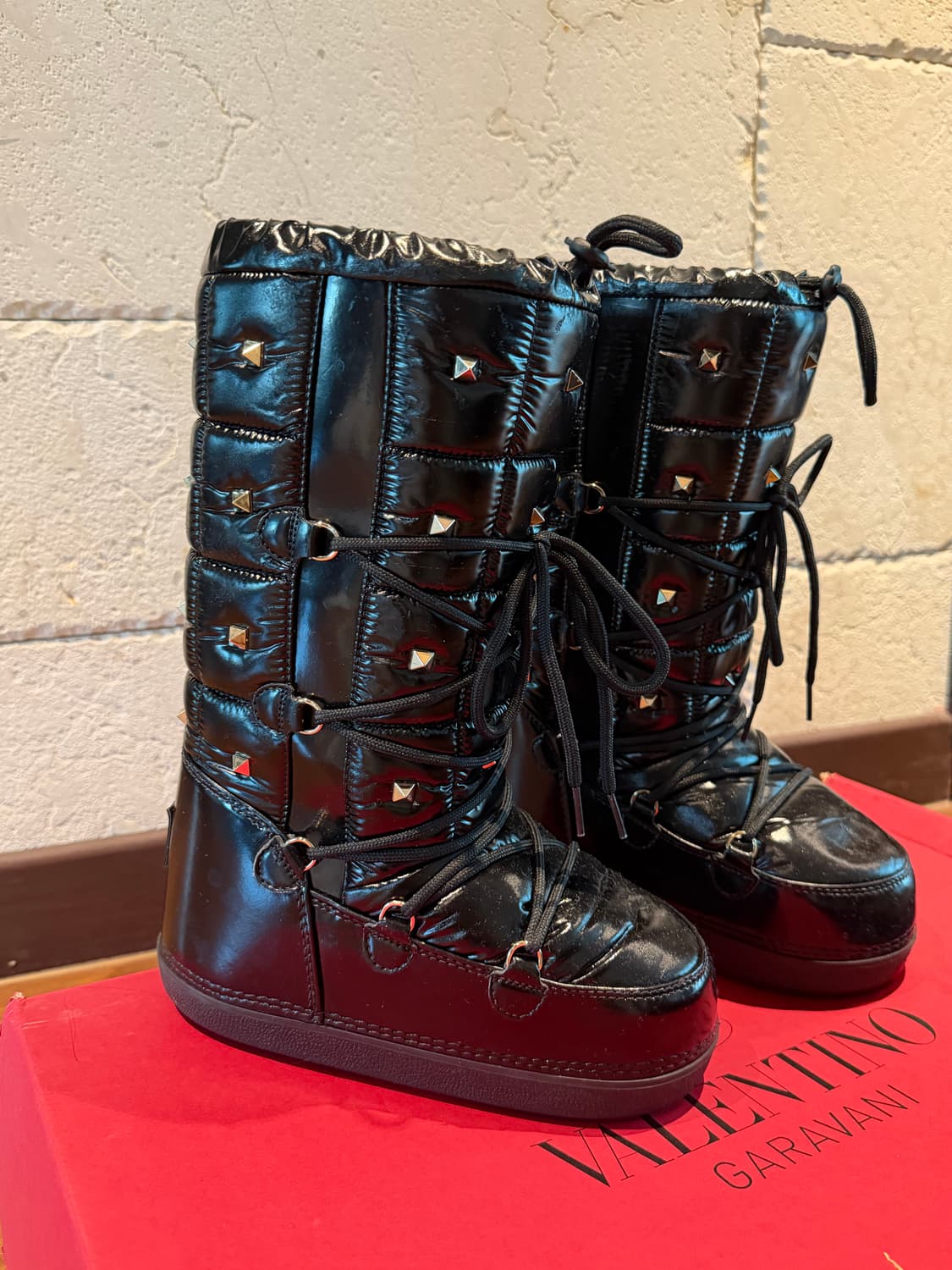 Valentino 스터드 문 부츠 37 / (박스,더스트백포함) 상품이미지2