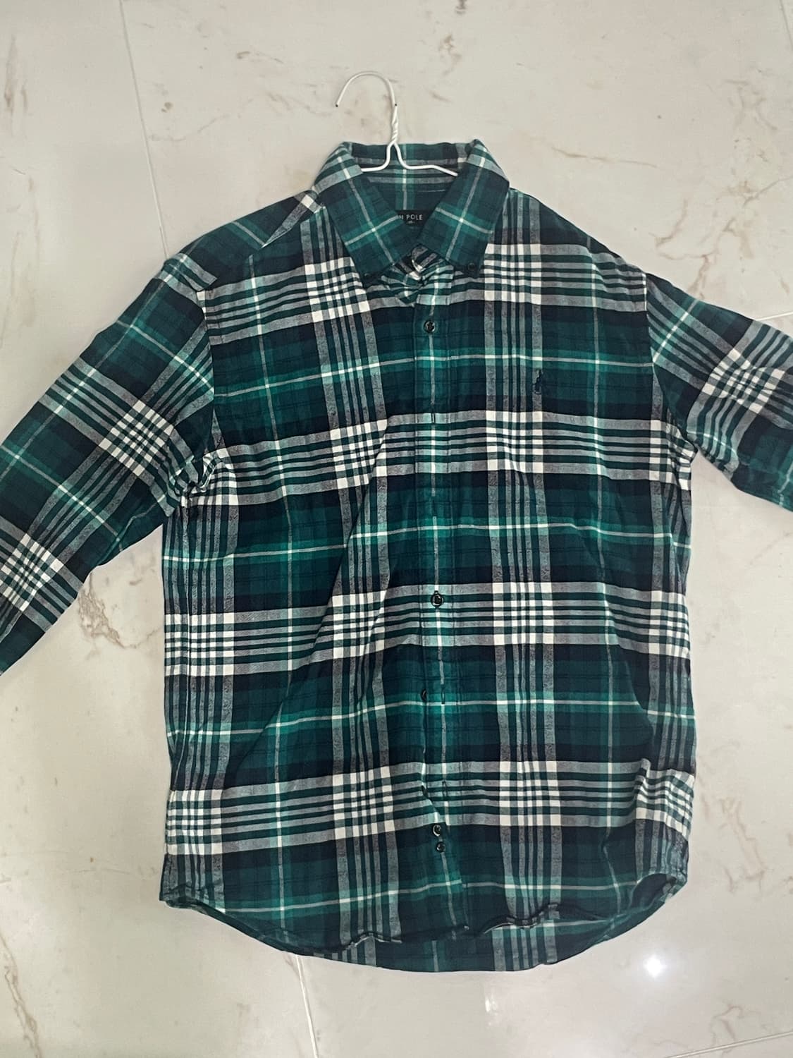 빈폴 체크 셔츠 95 급처 상품이미지2