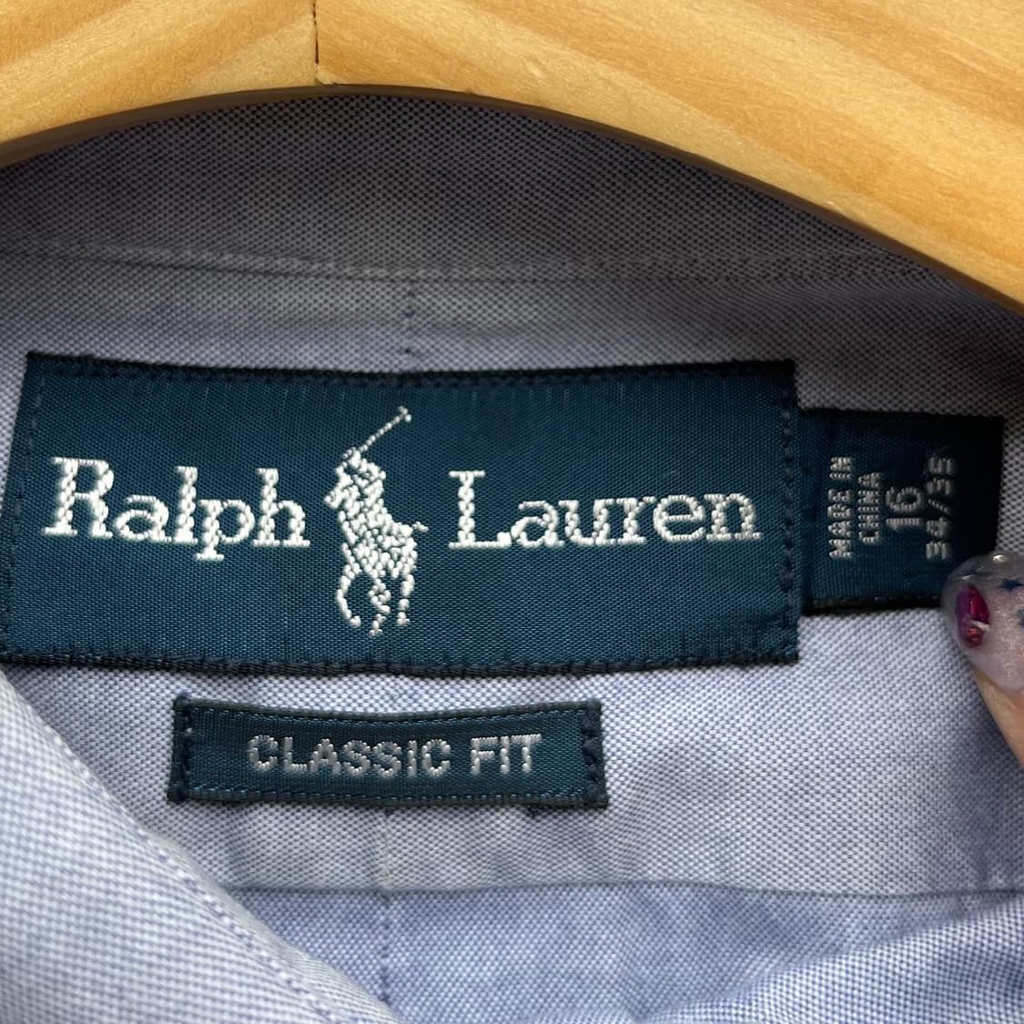 폴로 랄프로렌 멀티 포니 소라색 옥스포드 셔츠 상품이미지7