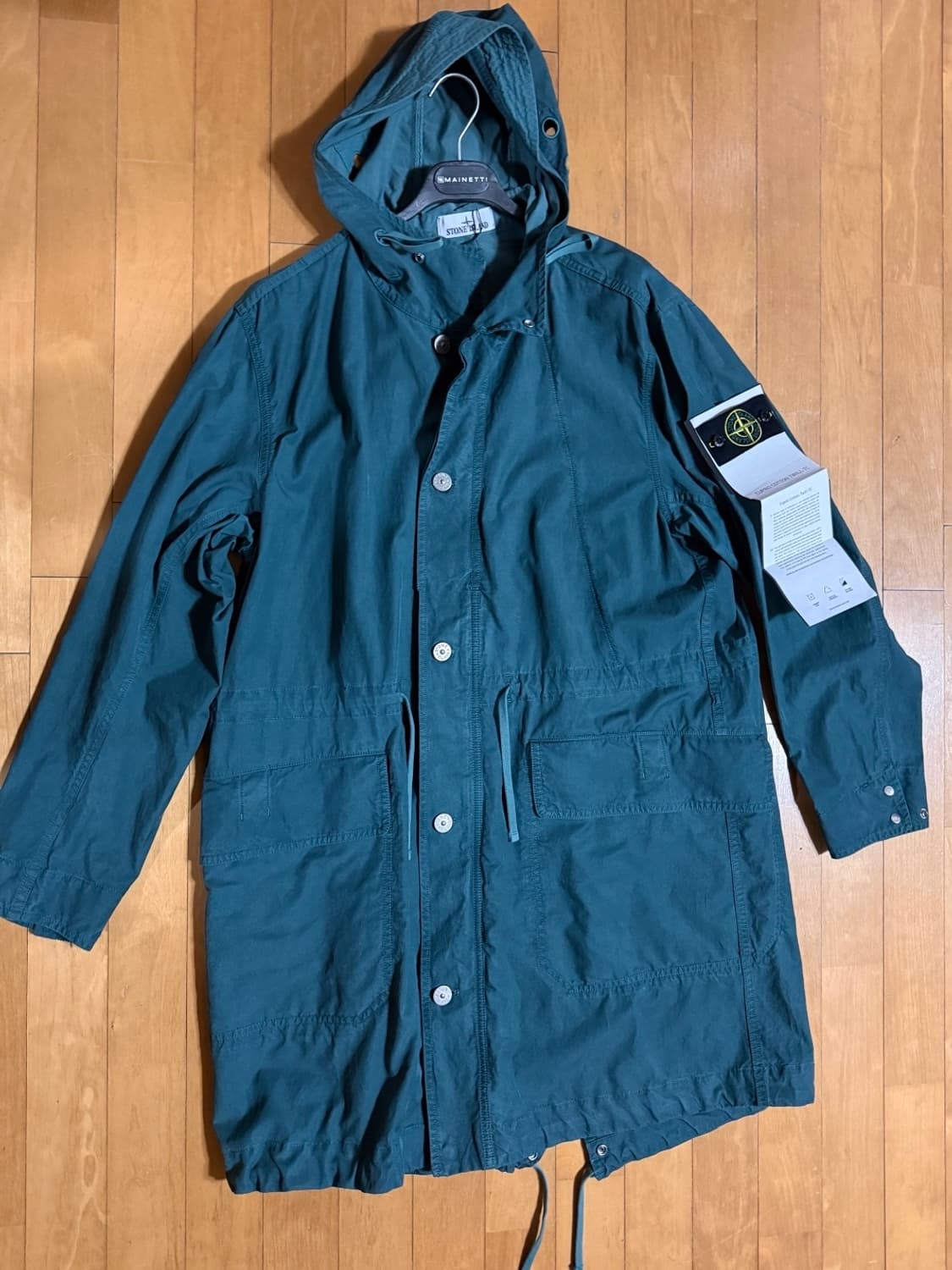 스톤아일랜드 큐프로 코튼 트윌 후드 파카 상품이미지3