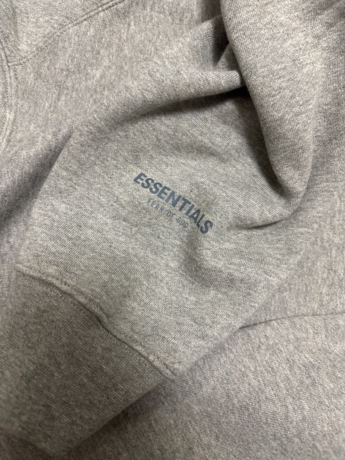 피어오브갓 에센셜 21FW 코어 컬렉션 후드 다크 헤더 오트밀 상품이미지4