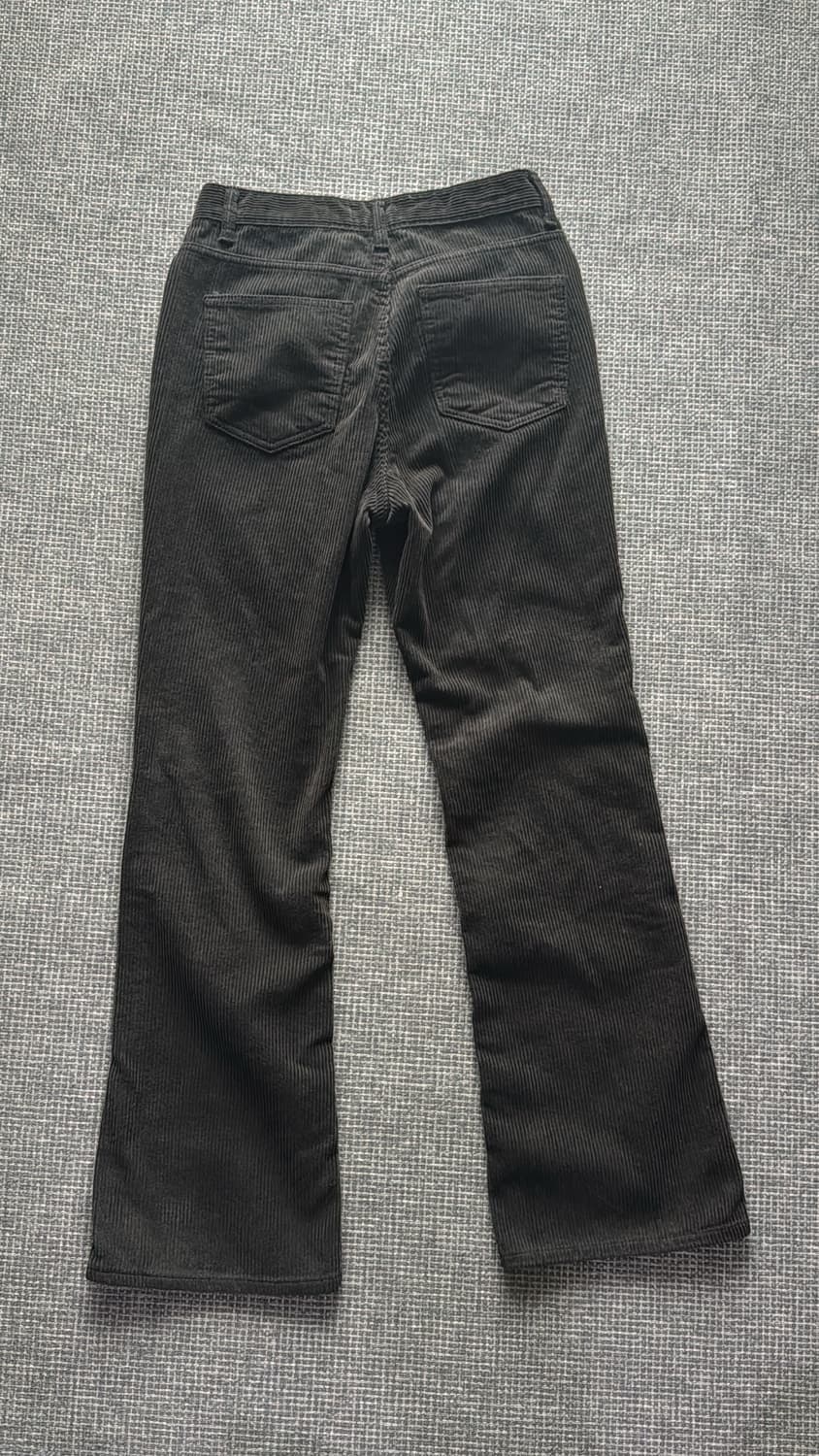 골덴 부츠컷 챠콜 상품이미지2