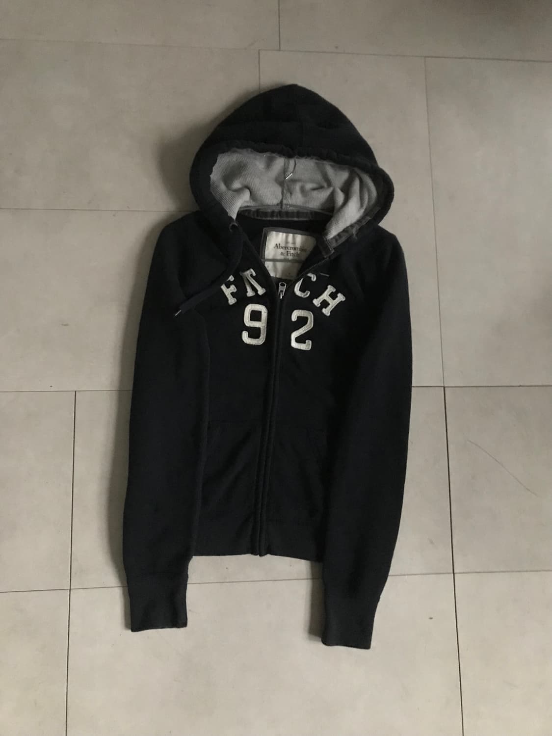 아베크롬비 네이비 딱붙핏 후드집업 상품이미지8