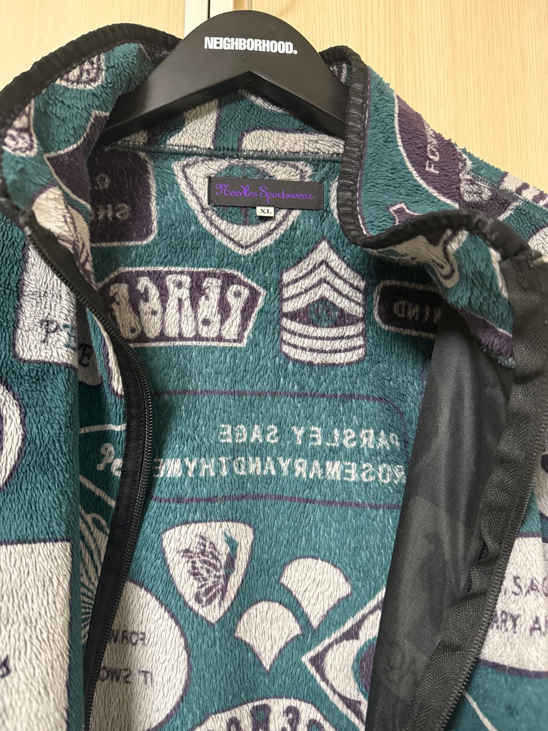 니들스 23aw 스포츠웨어 W.U.파이핑 플리스 자켓 상품이미지10