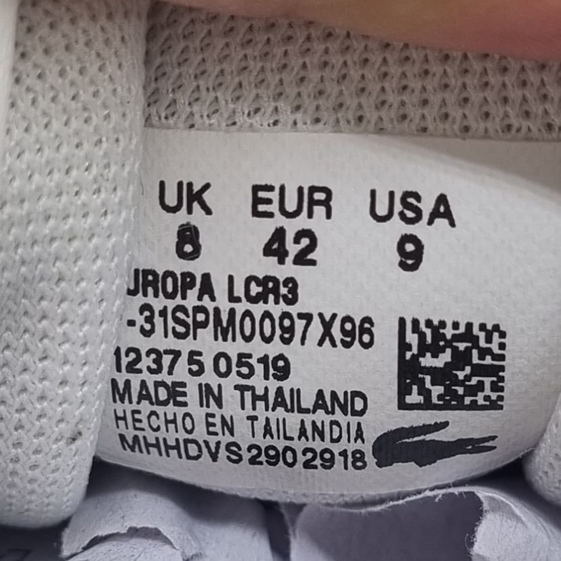 라코스테 유로파 남성스니커즈 42 270. 상품이미지6