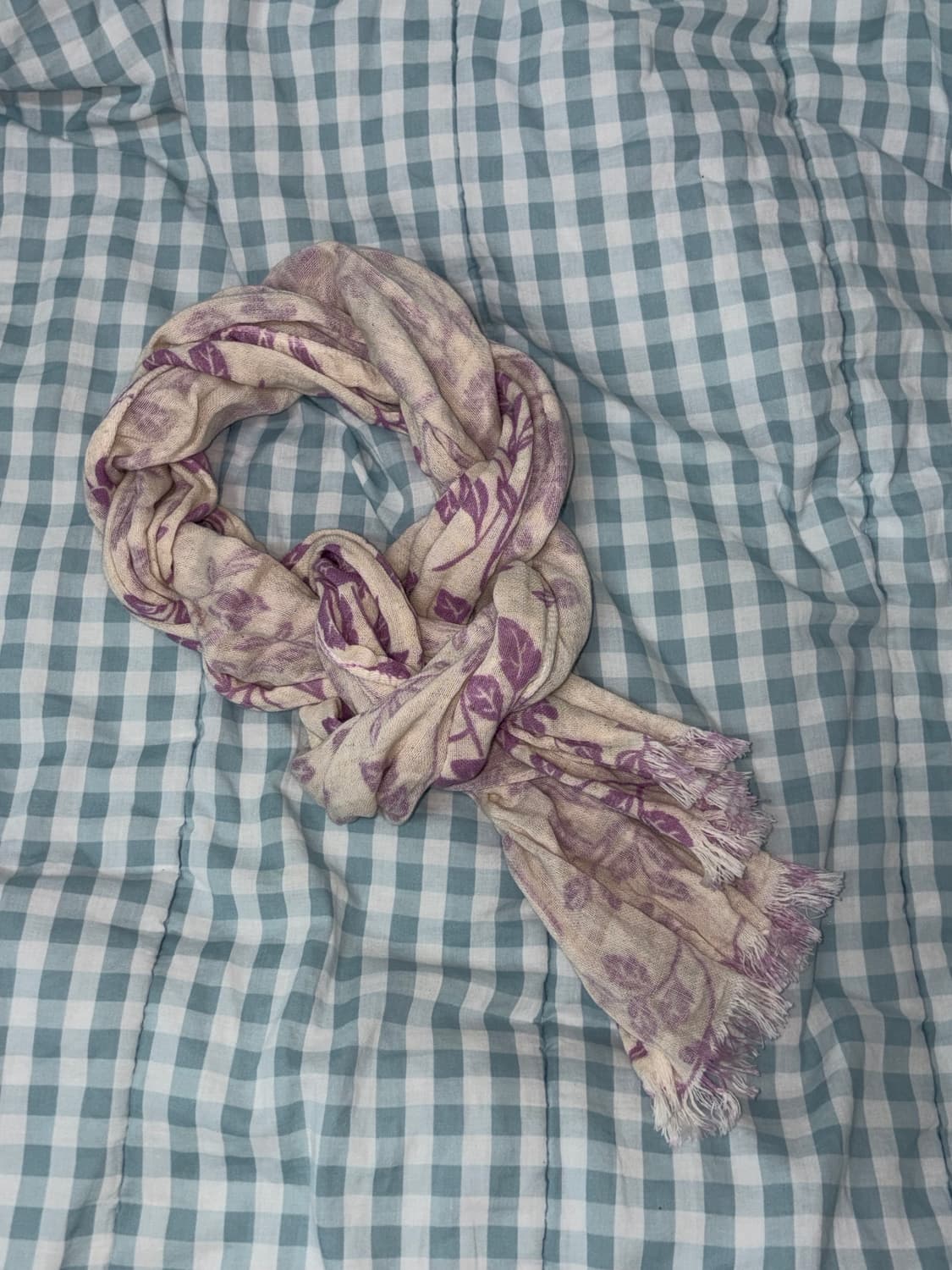 플라워 빈티지 스카프 상품이미지1