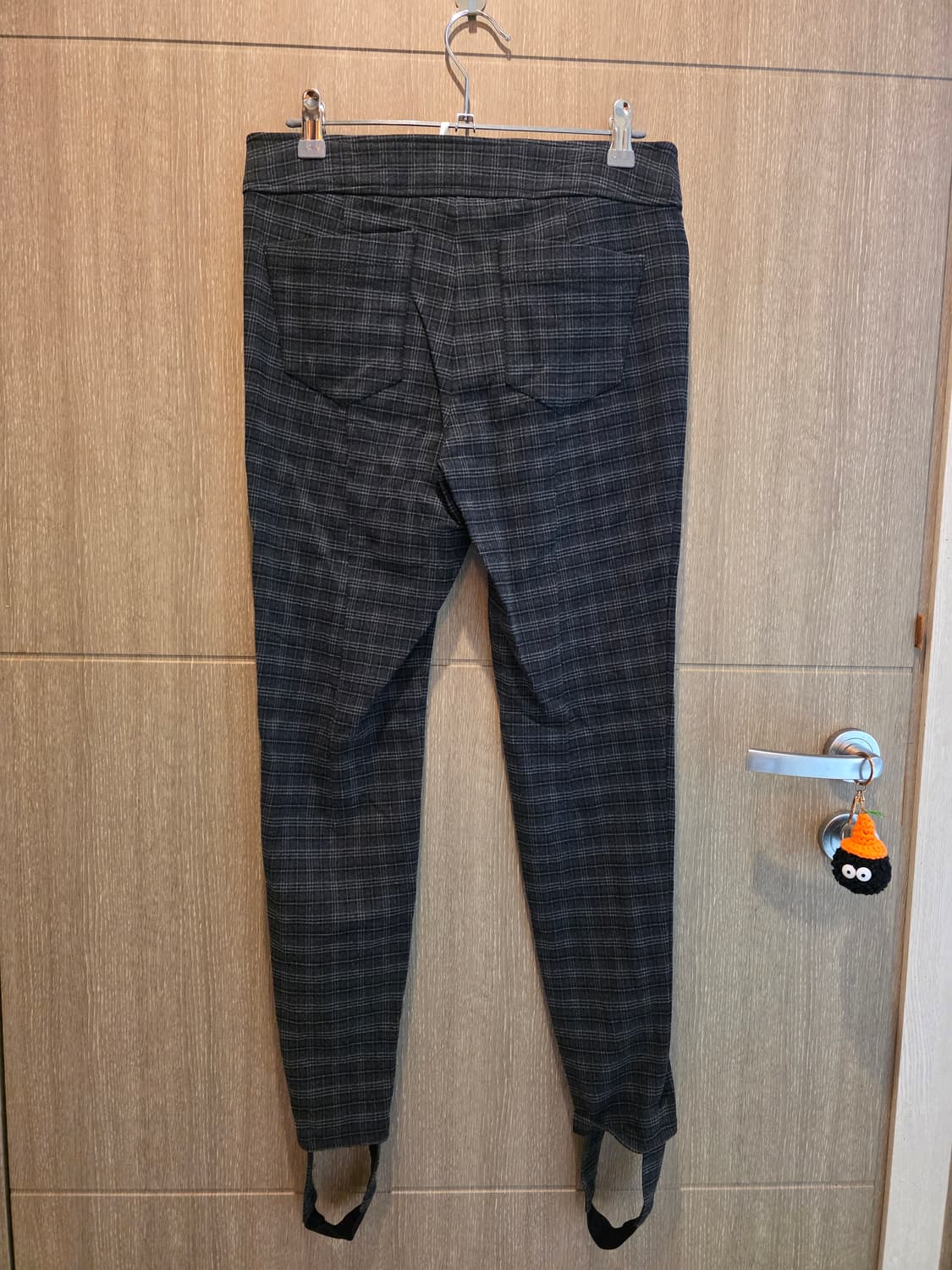 (199,000원 택 있음) g_cut 지컷 체크 패턴 스트랩 팬츠 55 상품이미지6