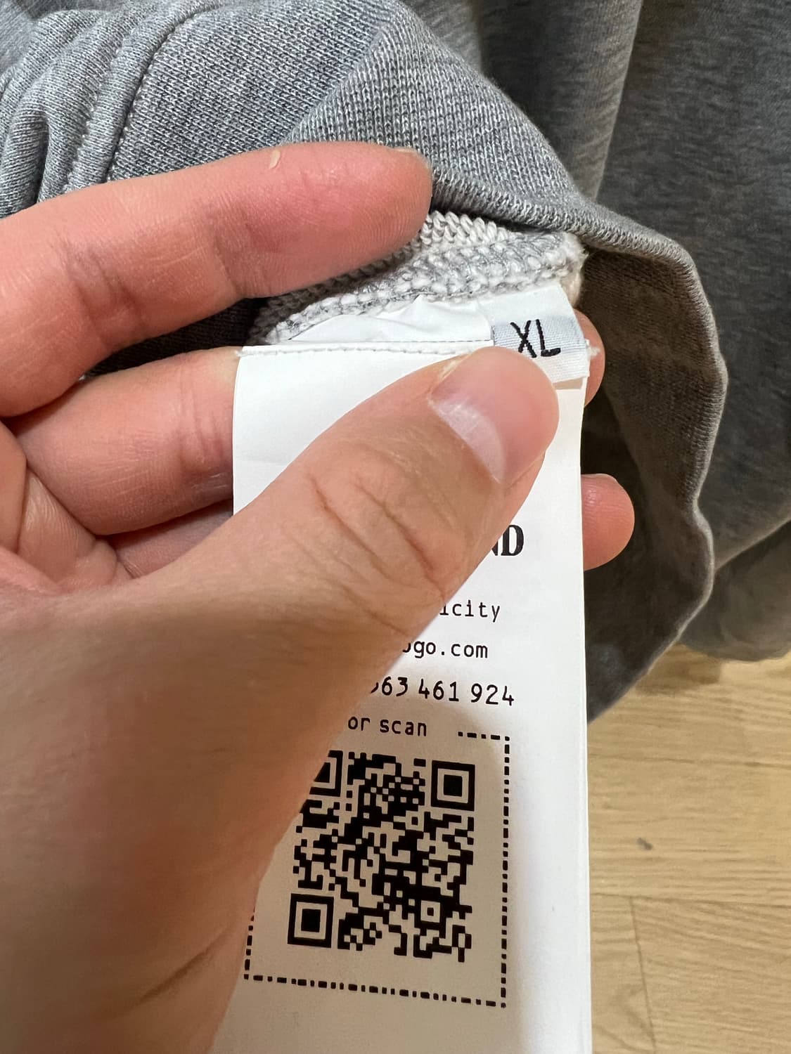 23ss 스톤아일랜드 그레이후드집업 xl (새상품급) 상품이미지3