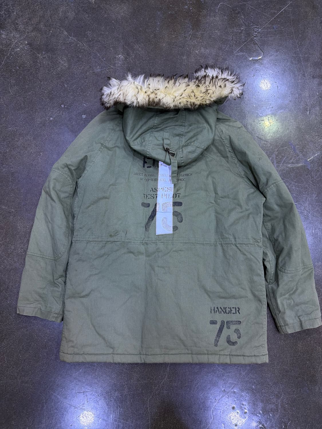 아스페시 N3B 파카 야상 점퍼 자켓 M 레귤러 상품이미지2