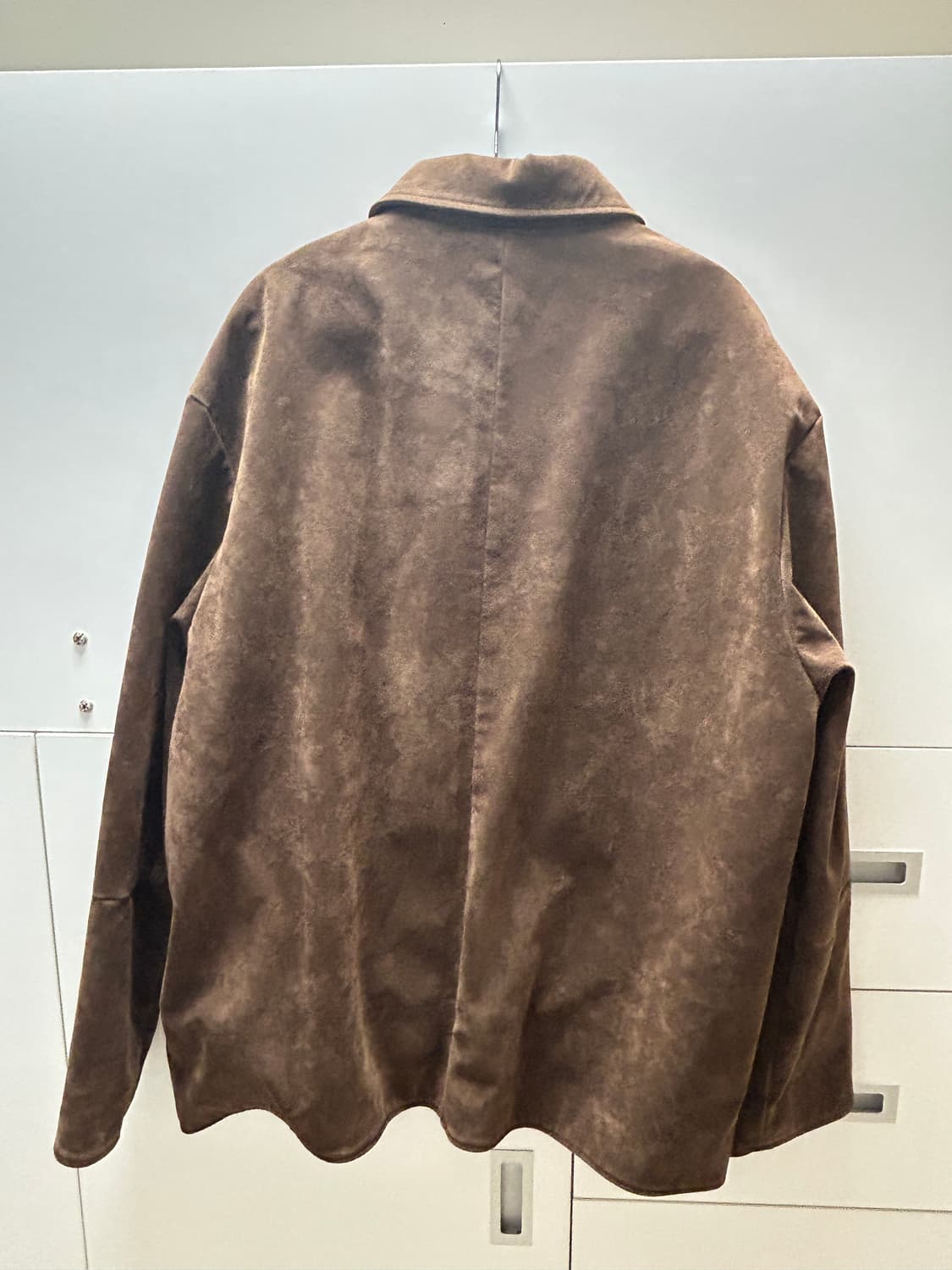 자라 브라운 스웨이드 자켓 xl 상품이미지3