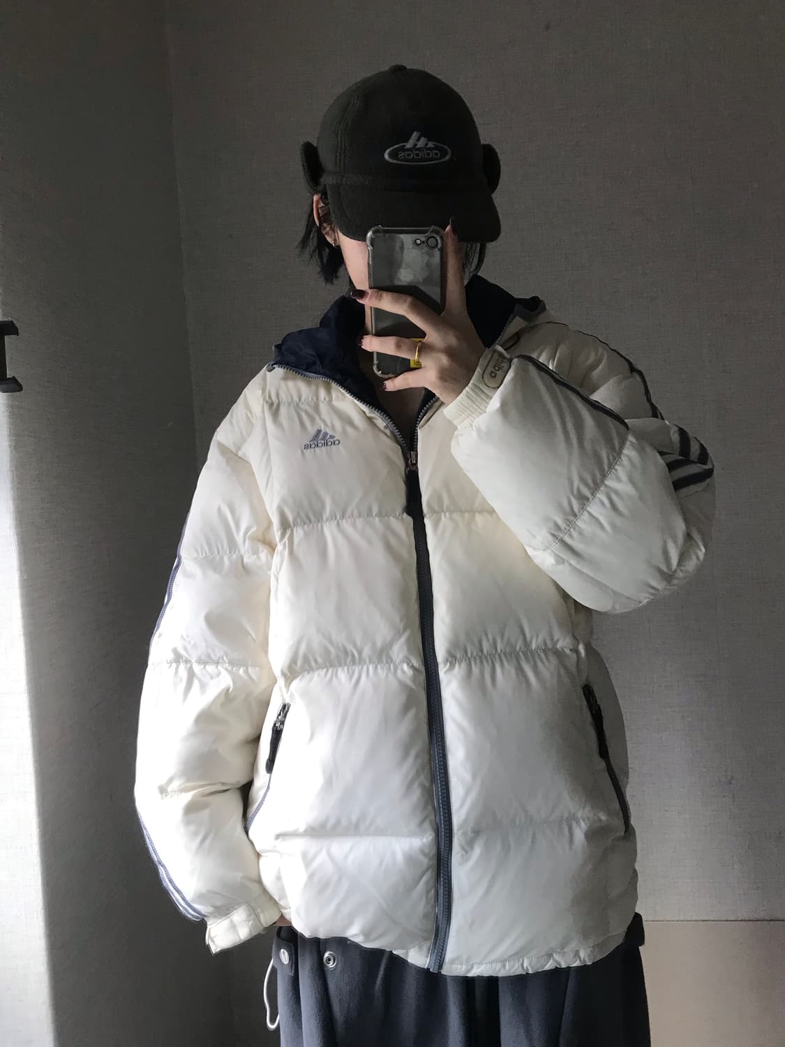 아디다스 아이보리 90s 패딩 상품이미지1