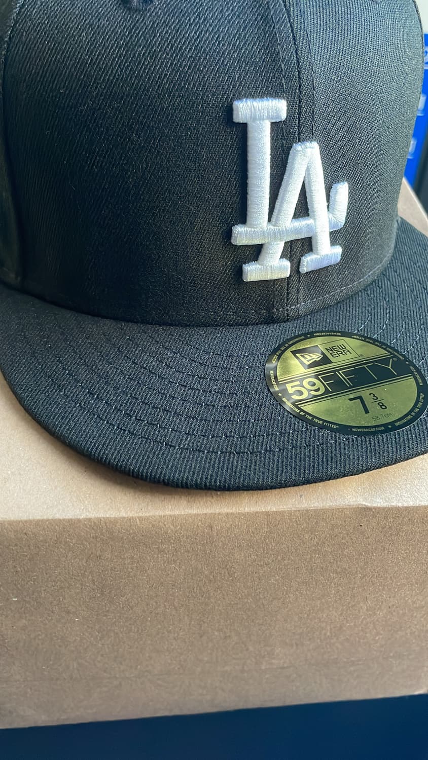 뉴에라 LA 블랙 59FIFTY 야구모자 7 3/8 상품이미지2