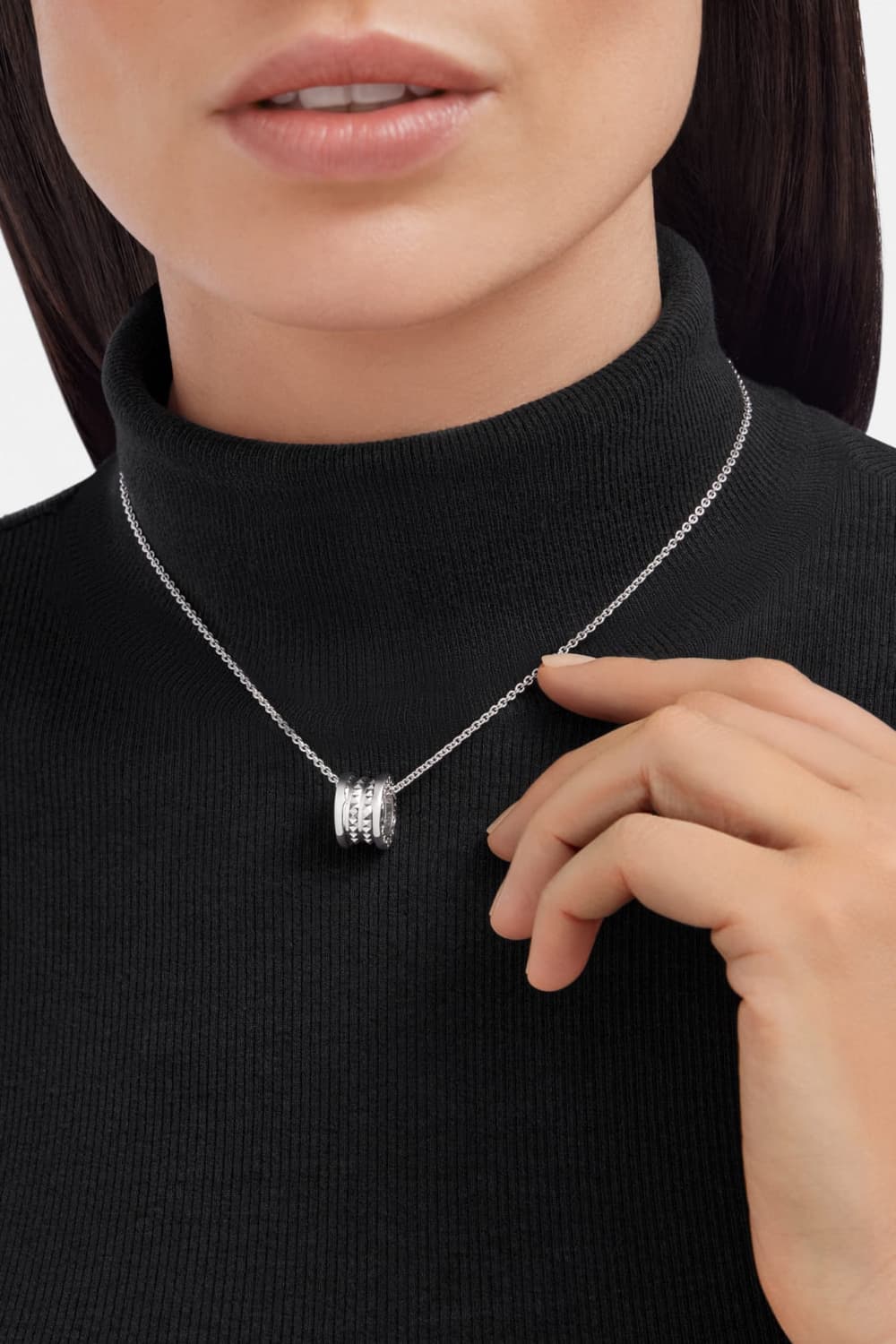 (새상품) 불가리 세이브더칠드런 실버 목걸이 상품이미지3