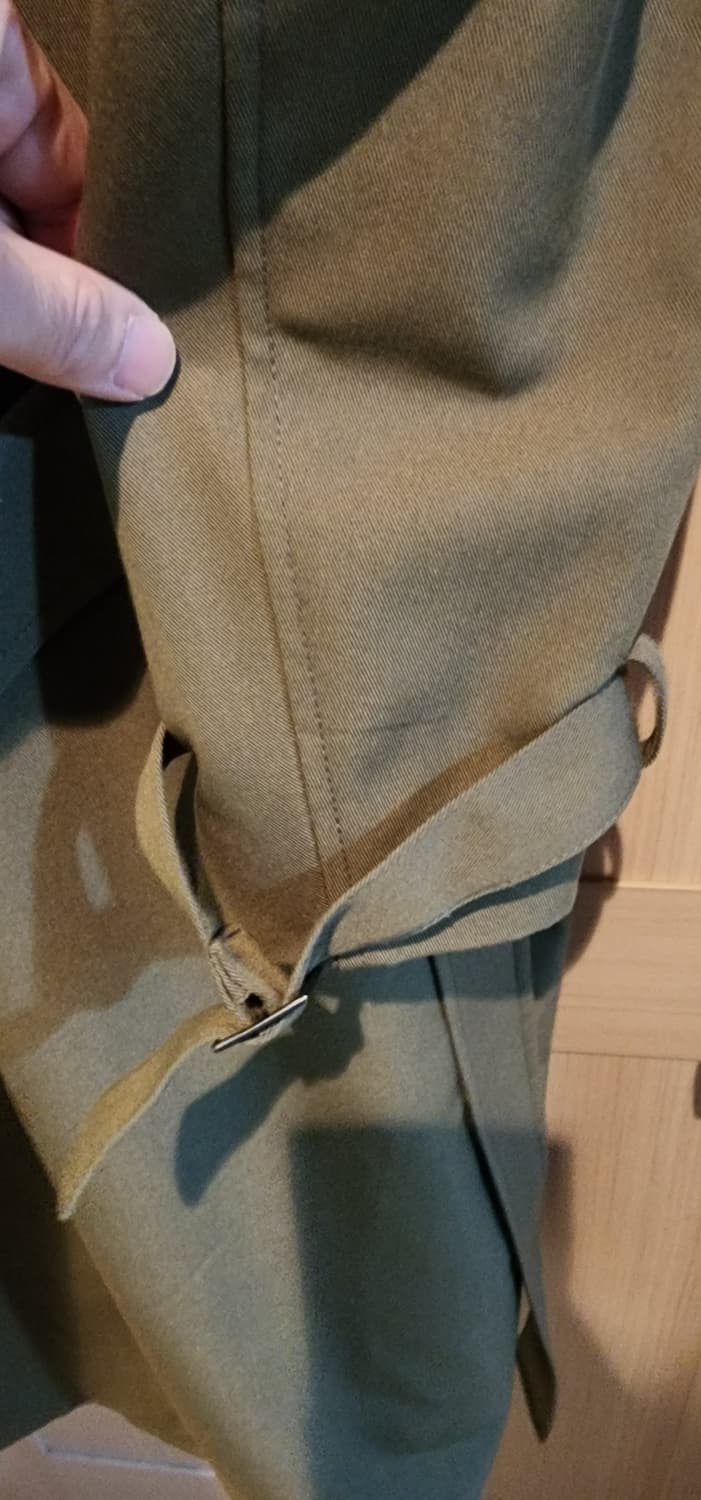 (새상품)스파오포맨 오버핏 카키 트렌치코트 XXL 상품이미지7