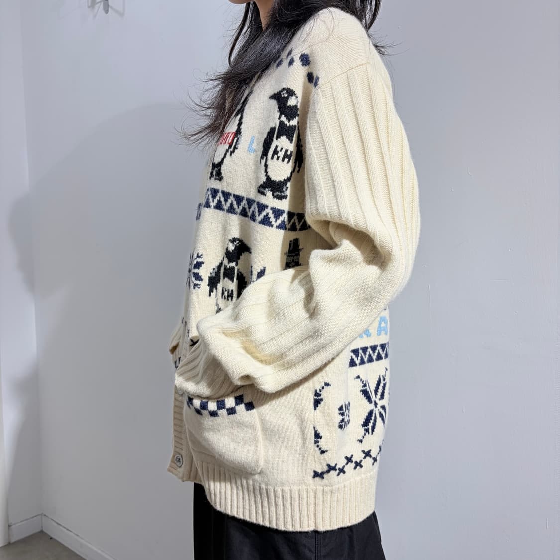 칼 헬무트 펭귄 니트 가디건 자켓 상품이미지4