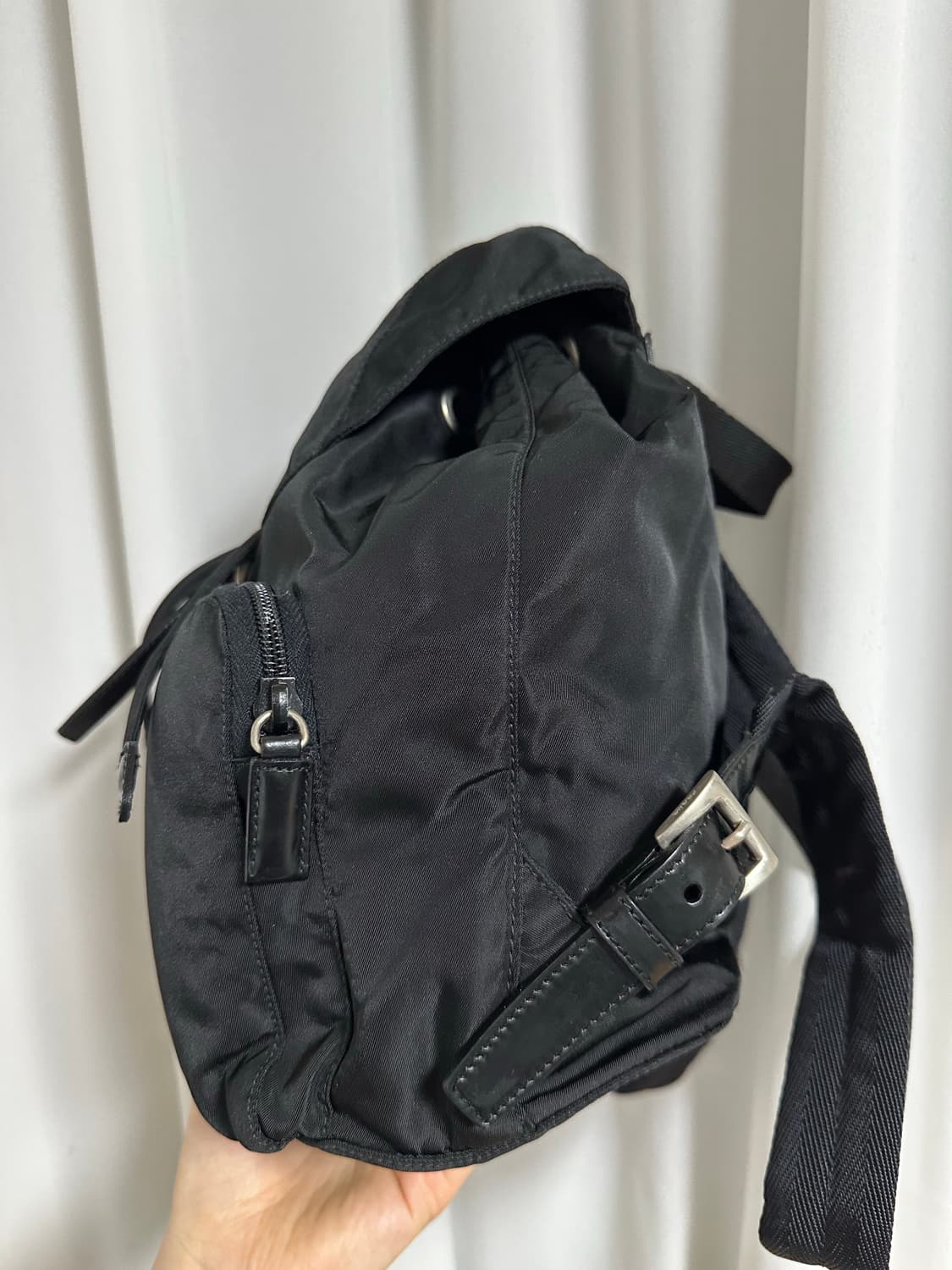 [정품] 프라다 포코노 나일론 백팩 (B5885 / 블랙) 상품이미지4