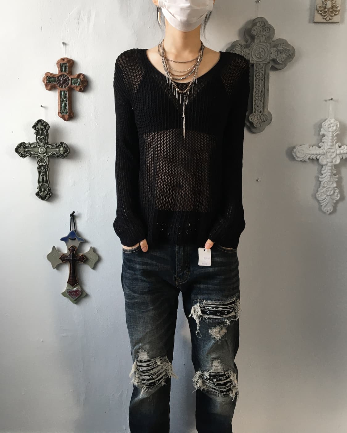 punching knit 상품이미지1