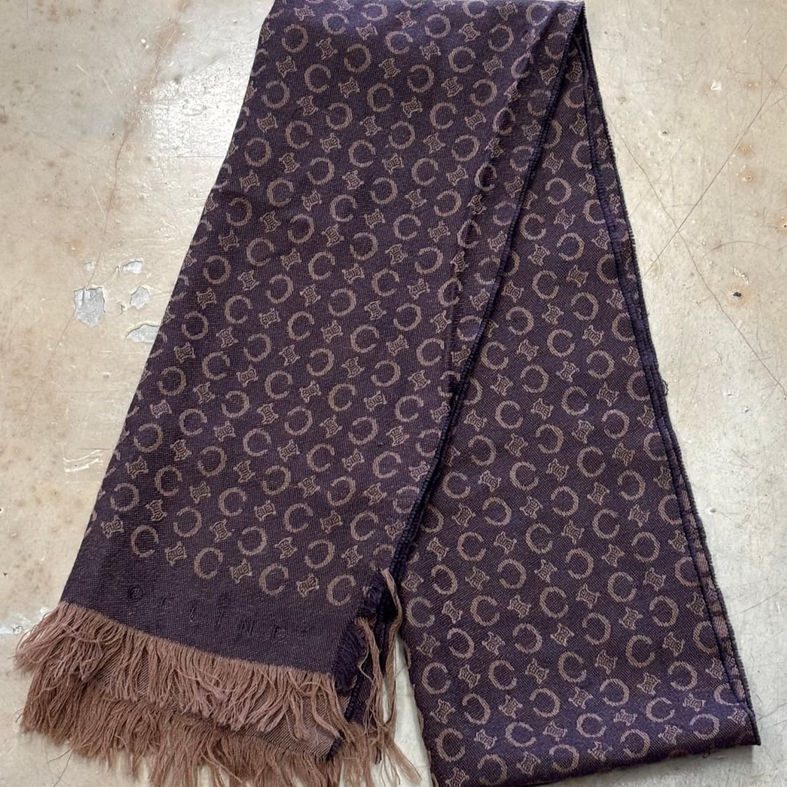 셀린느 Brown 캐시미어 머플러  상품이미지1