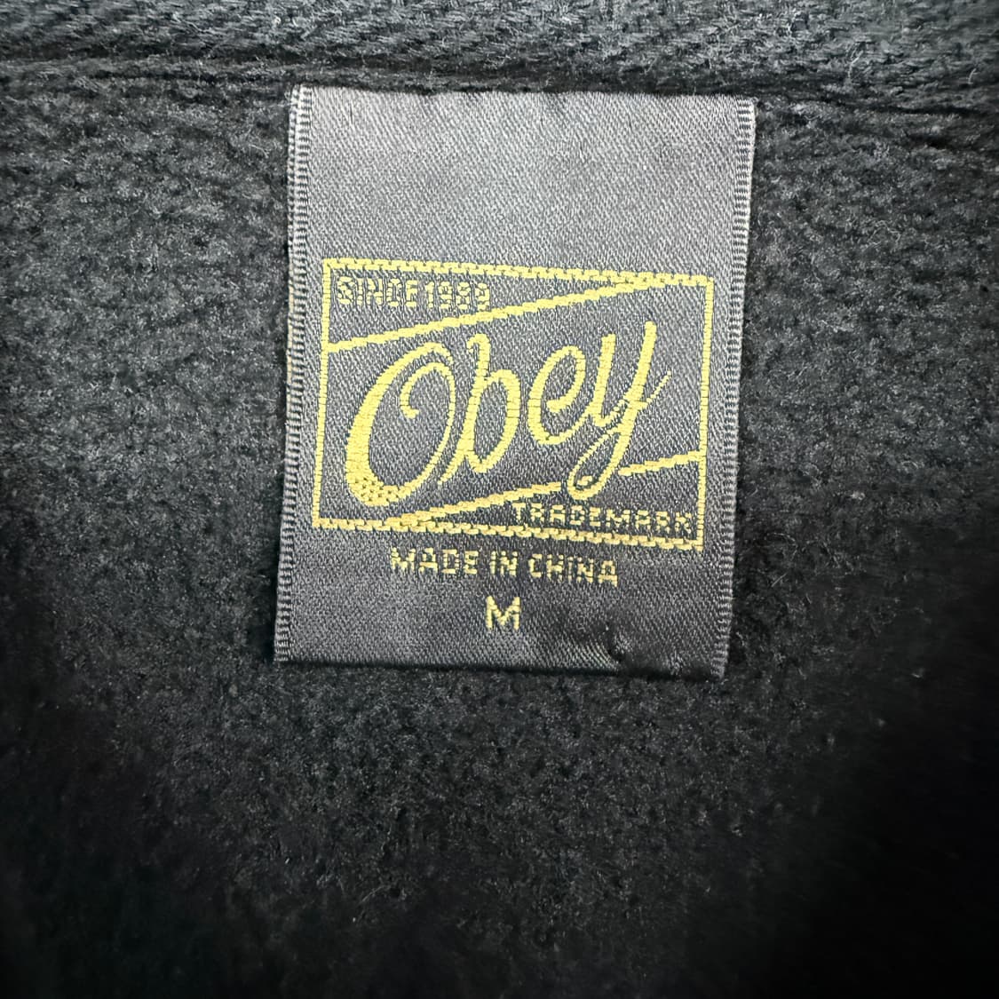 (M)오베이 OBEY 빅로고 후드티셔츠 상품이미지2