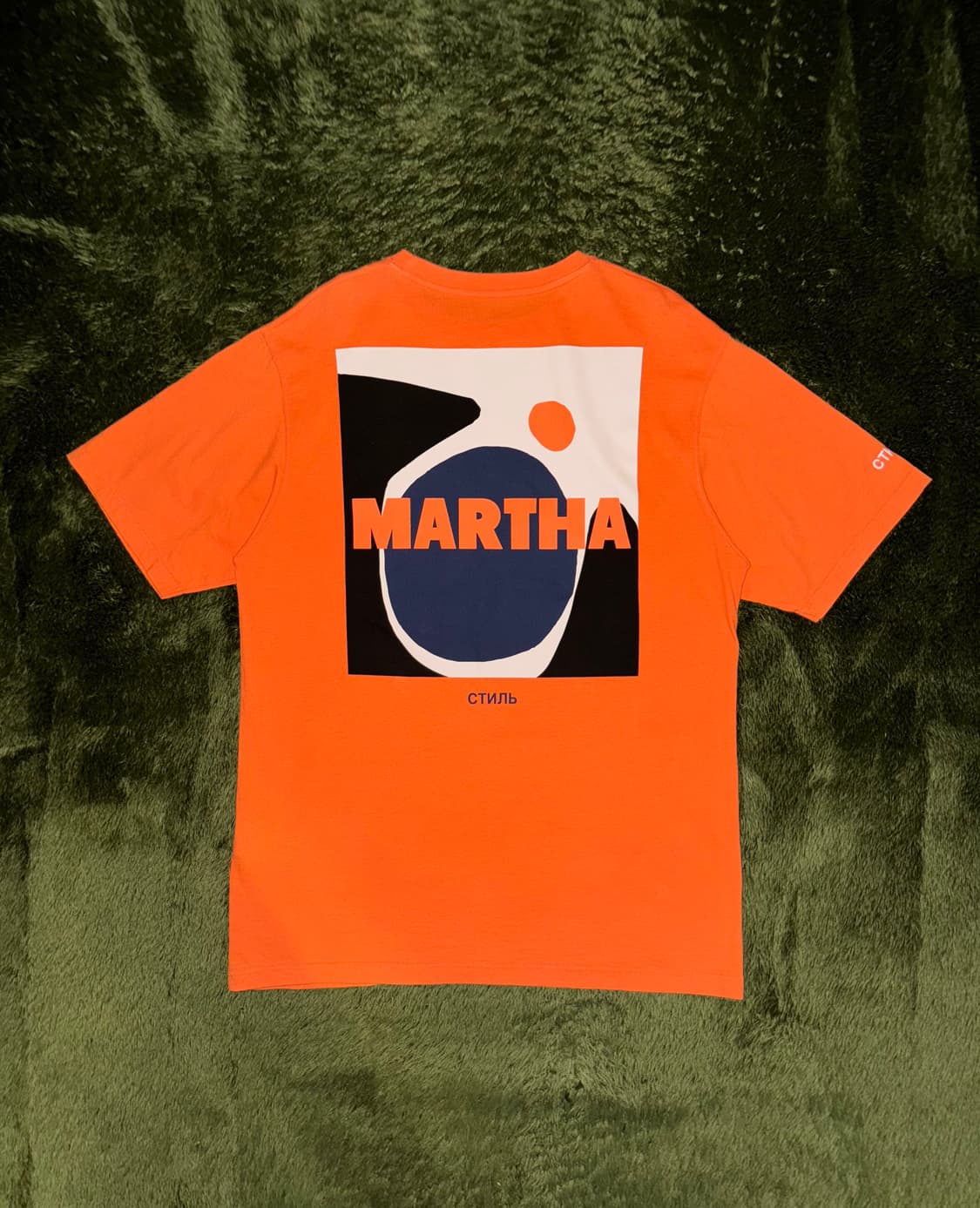 [M] 헤론프레스톤 Martha 그래픽 루즈 핏 티셔츠 오렌지 상품이미지8