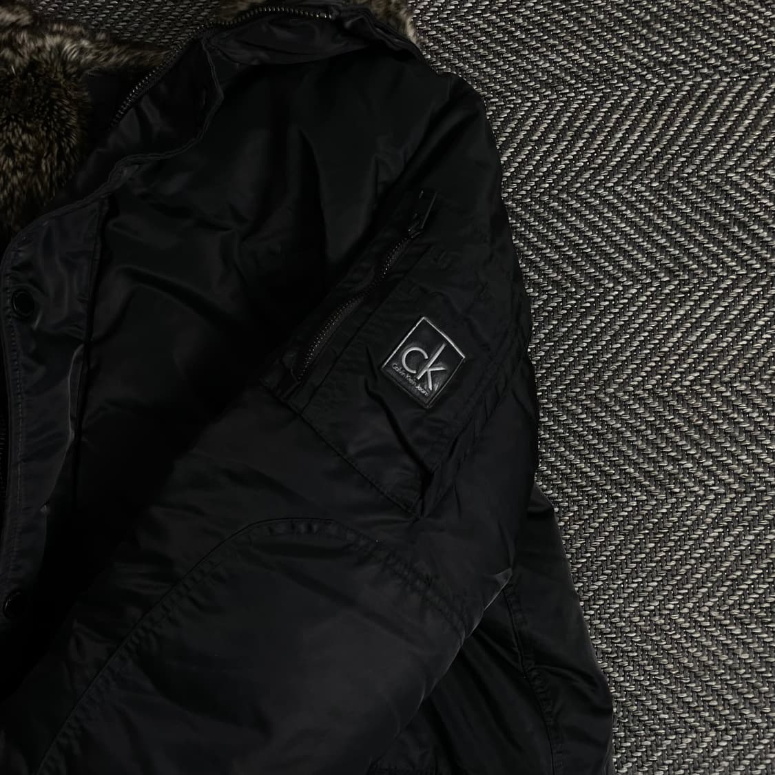 00s 캘빈클라인 아카이브 N3B 이너 퍼 다운 패딩y 3262 상품이미지6