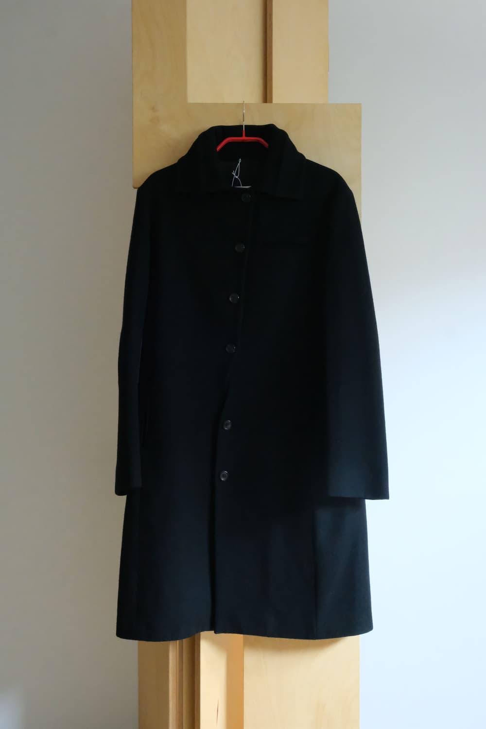 JIL SANDER Asymmetric Button Wrap Coat 상품이미지1