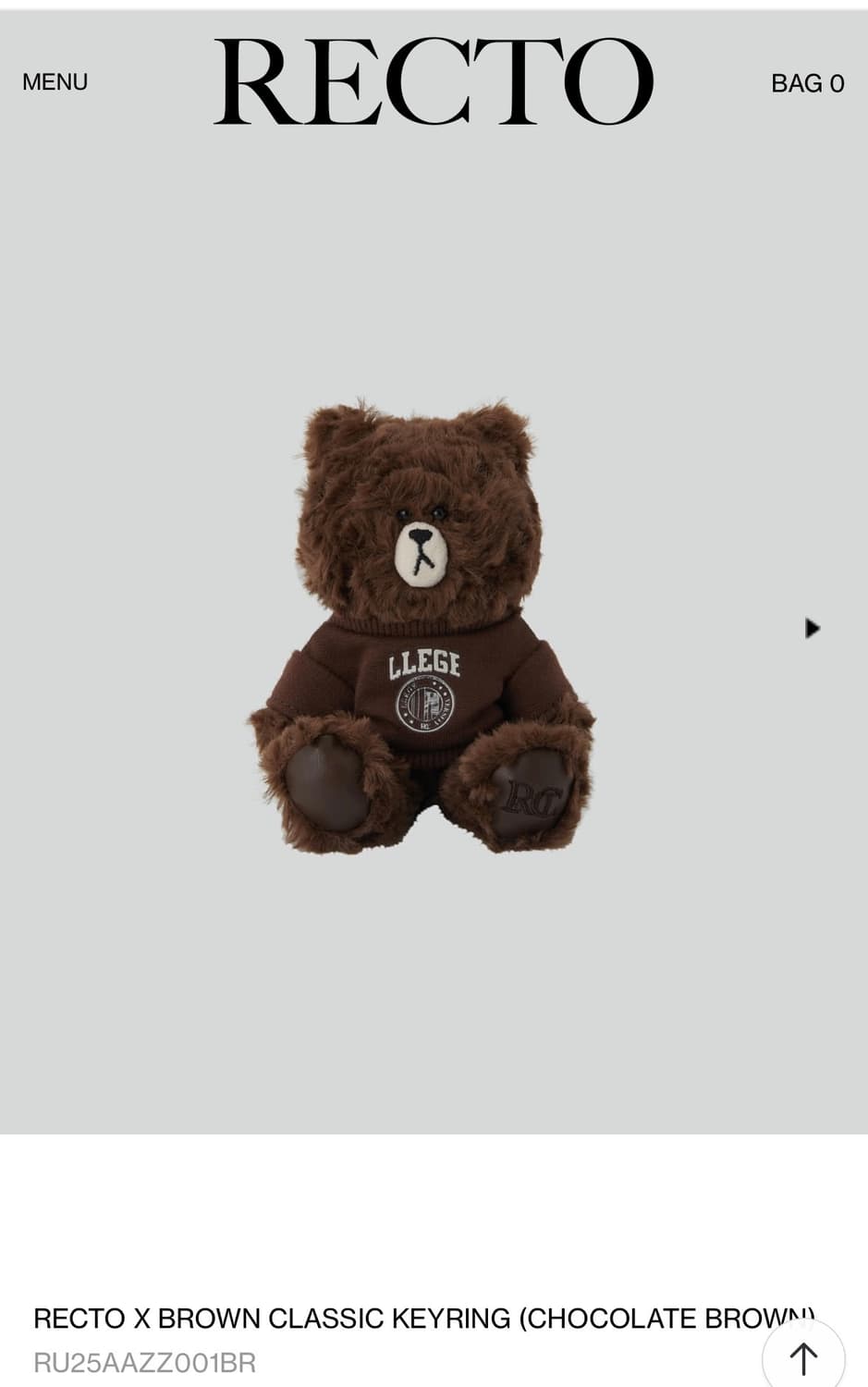 LLEGE 렉토 가방+스카프+키링 상품이미지4