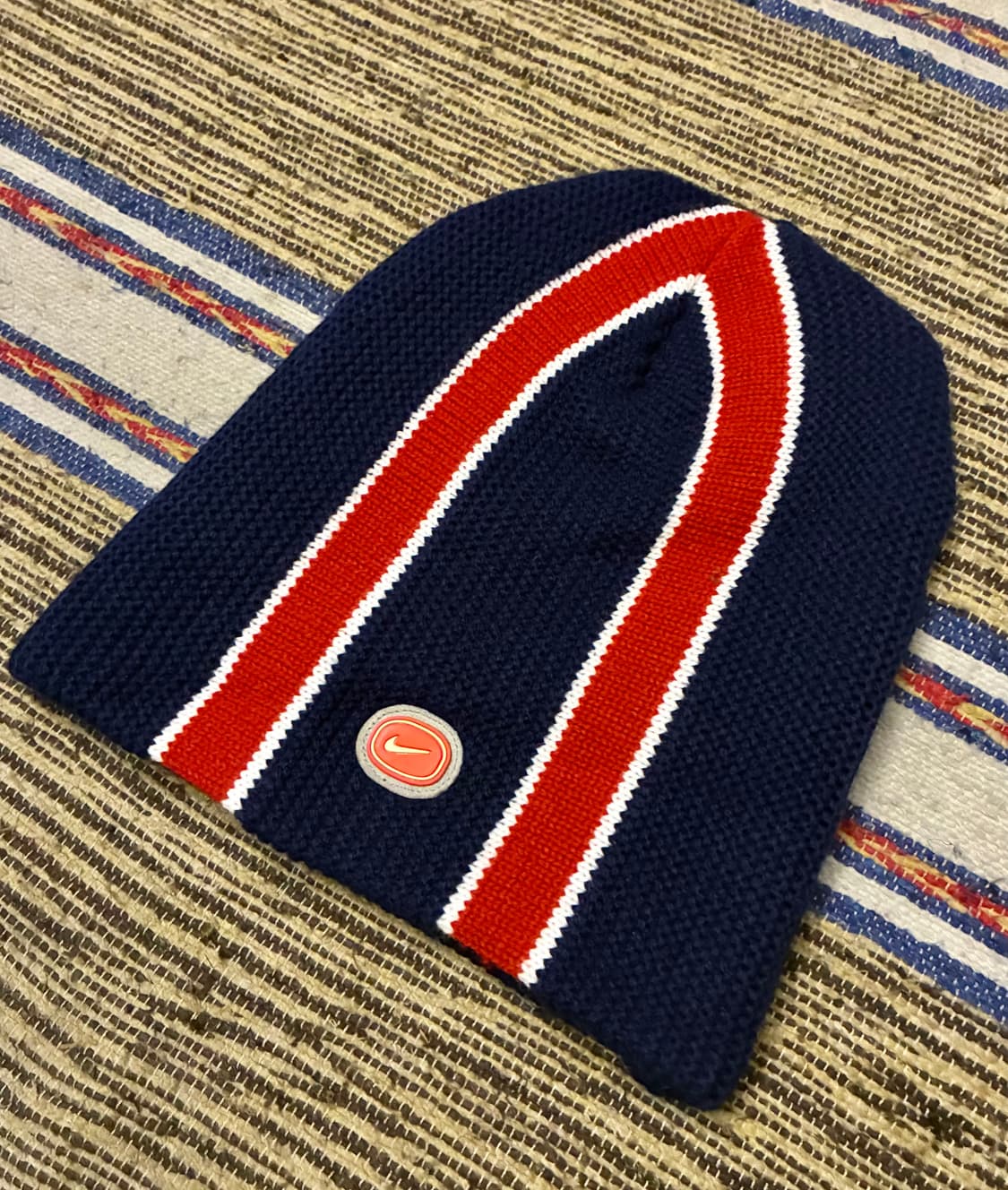 (F)00s 나이키 빈티지 스우시 스트라이프 아크릴 비니 와치캡 상품이미지4