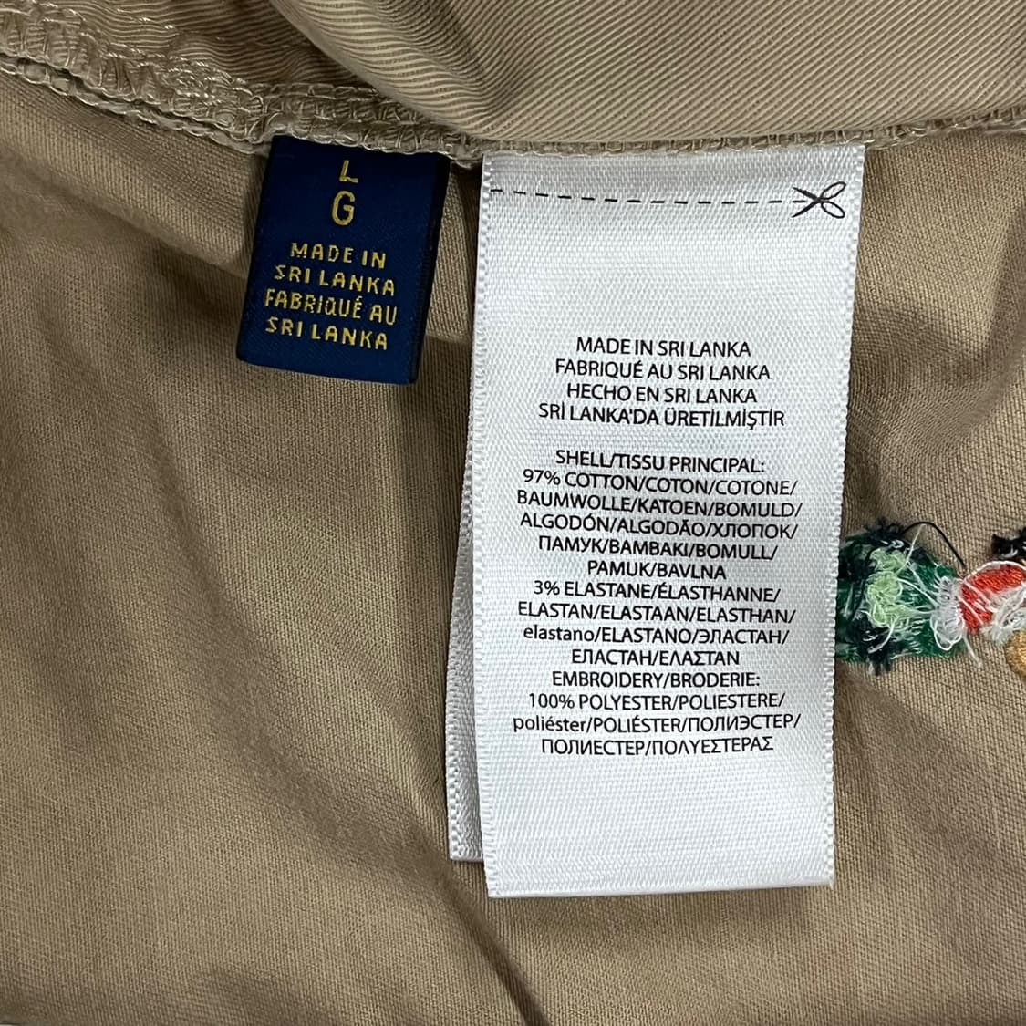 [정품/L] 폴로 랄프로렌 베이지 하와이안 패턴 반바지 b18 상품이미지5