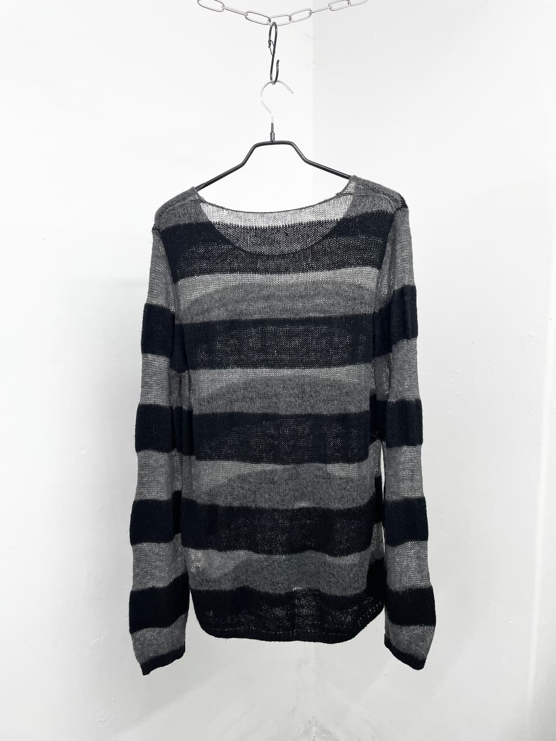 펑크 스트라이프 루즈 니트 상품이미지6