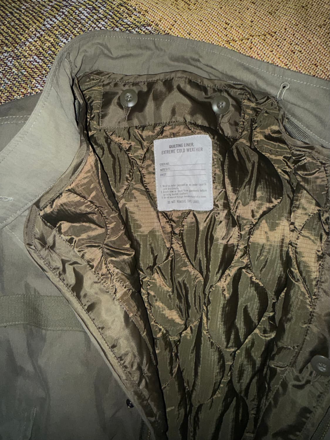 프릭스 스토어 m65 올리브 그린 롱 내피,외피 완제품 프리사이즈 상품이미지6