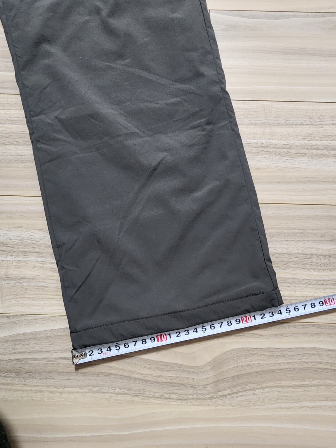 폴햄본딩기모카고밴딩팬츠바지다크카키32 상품이미지7