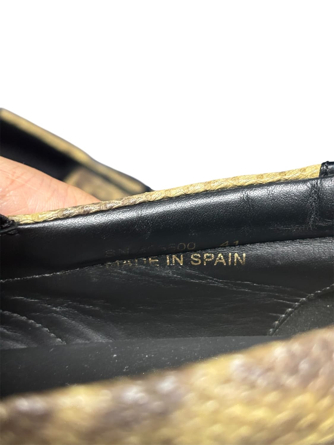 FW2014 Saint Laurent Snake Slip Ons 상품이미지9