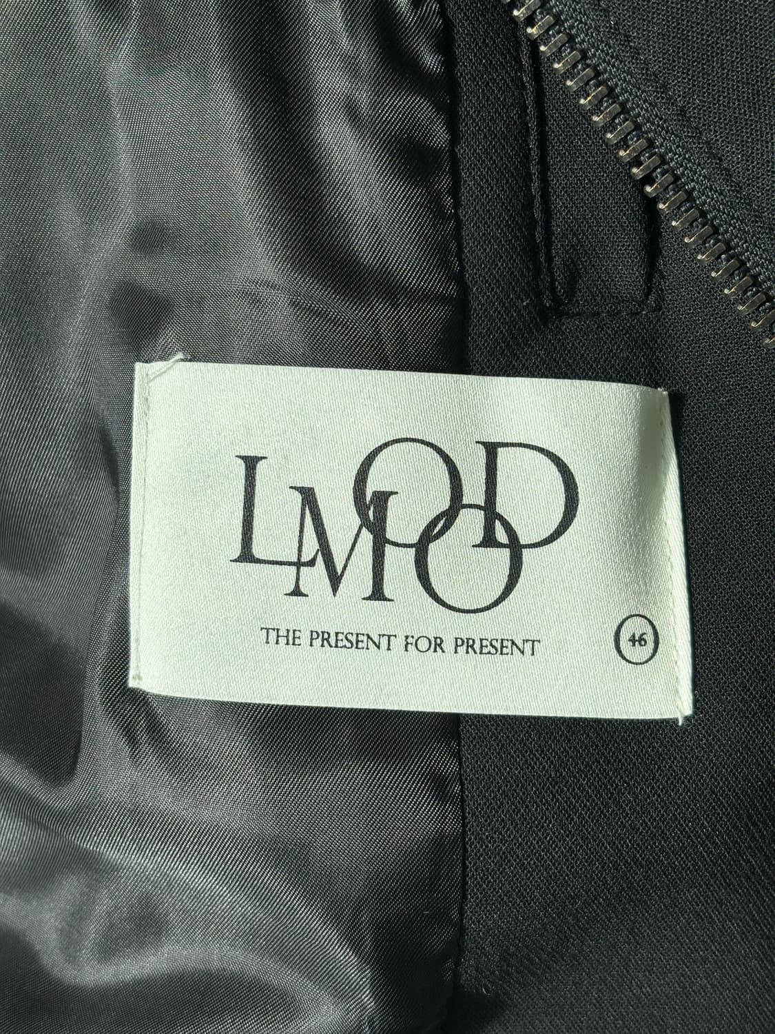 엘무드 프렌치 울 블렌드 오피서 자켓 블랙 상품이미지4