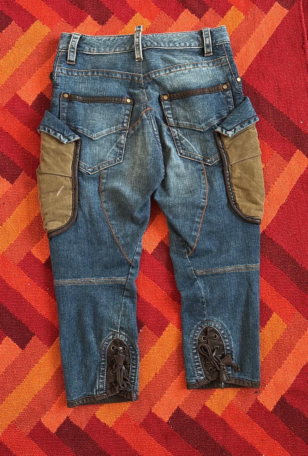 Safari Big Pocket Denim Pants 상품이미지3