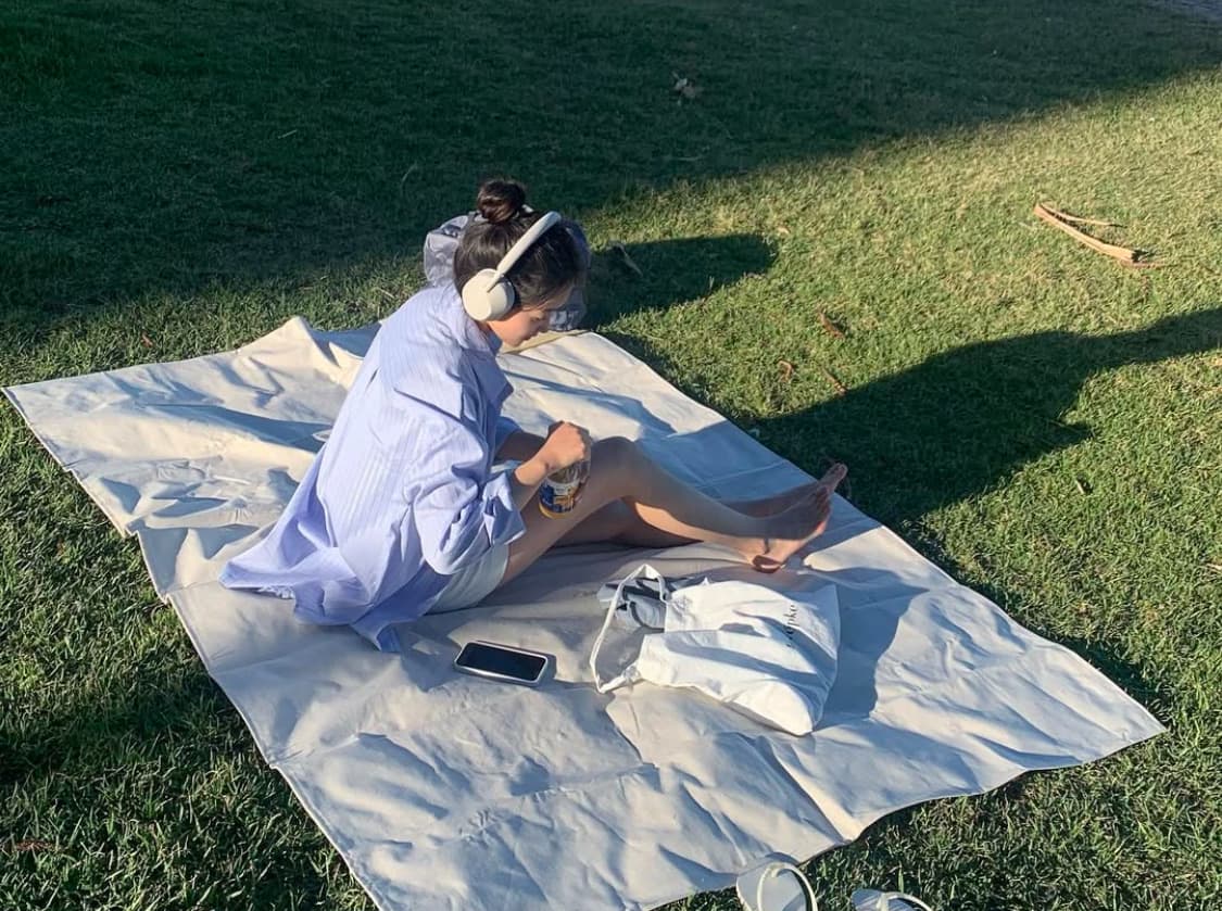 나흐트 제작 블루 스트라이프 셔츠 상품이미지6