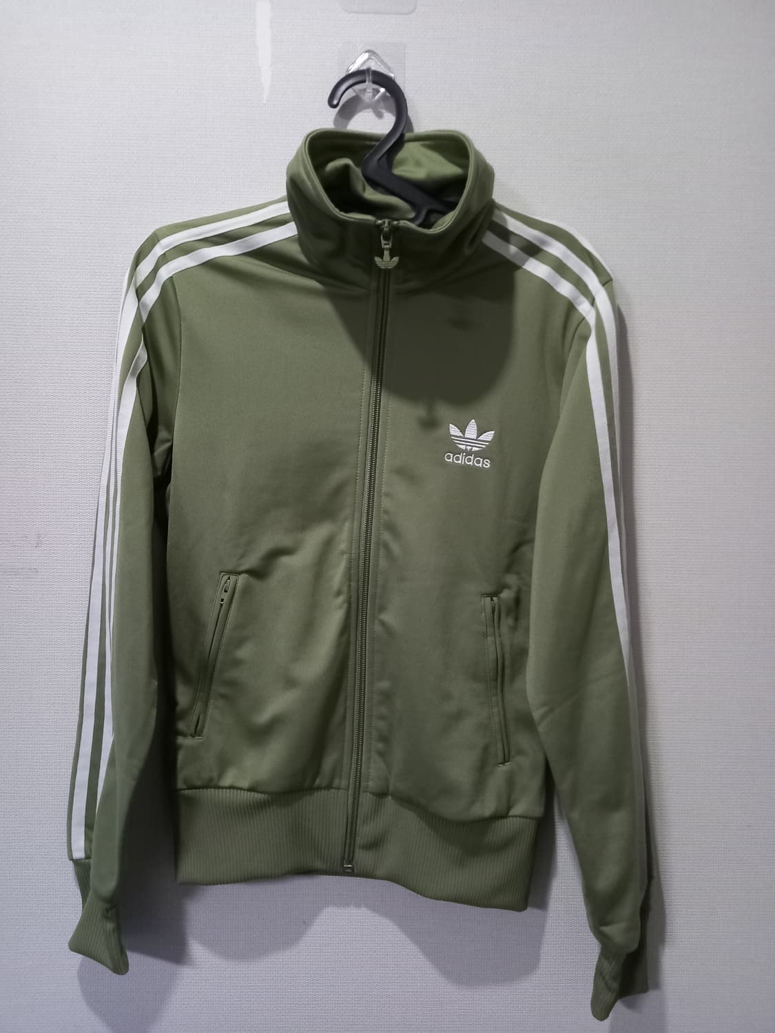 아디다스 희귀 카키 트랙탑 저지 져지집업 80~85 상품이미지1