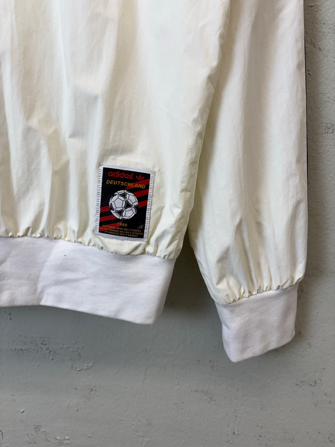 아디다스 빈티지 독일 화이트 트랙탑 바람막이 상품이미지7