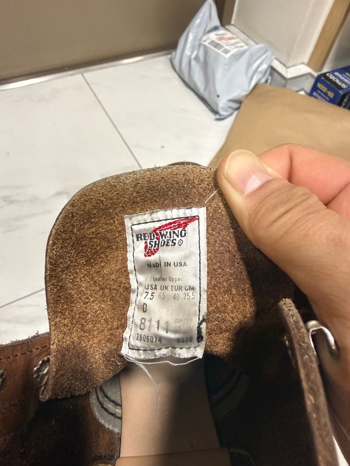 레드윙 아이언레인저 8111 255 7.5D 상품이미지6