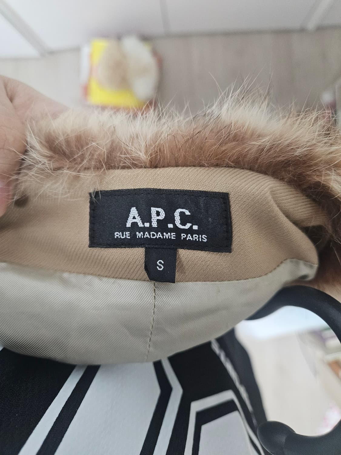 [S] 아페쎄(A.P.C.) 정품 레오파드 리얼 래빗 퍼 코트 (퍼 자켓 상품이미지4