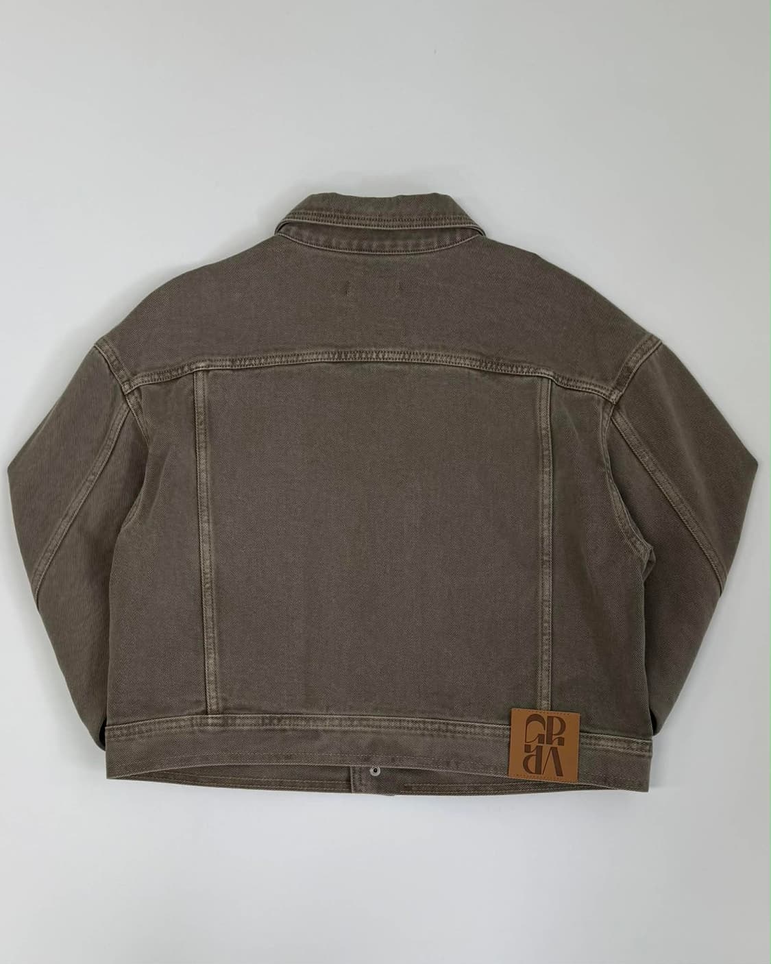 [M] 그로브 22FW 빈티지 브라운 폴 데님 자켓 상품이미지4