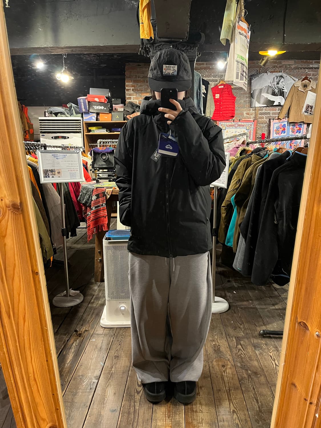 (새상품) 스톤소프트 경량 후드 패딩 점퍼 상품이미지3