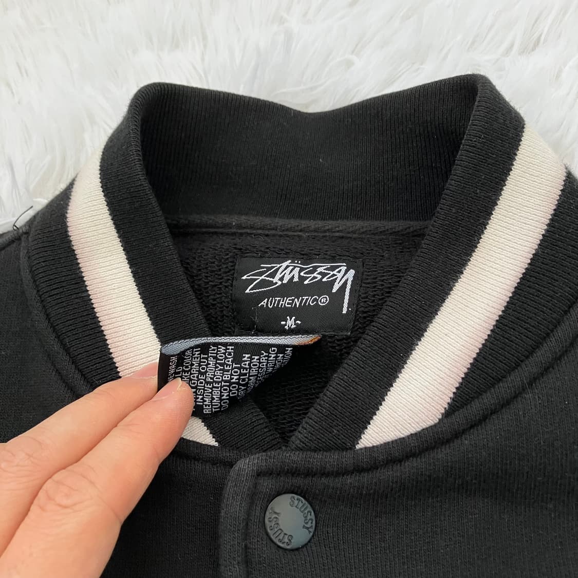 스투시 크라운 바시티 자켓 938 y2k 스트릿 갸루 펑키 일본빈티지 f 상품이미지5