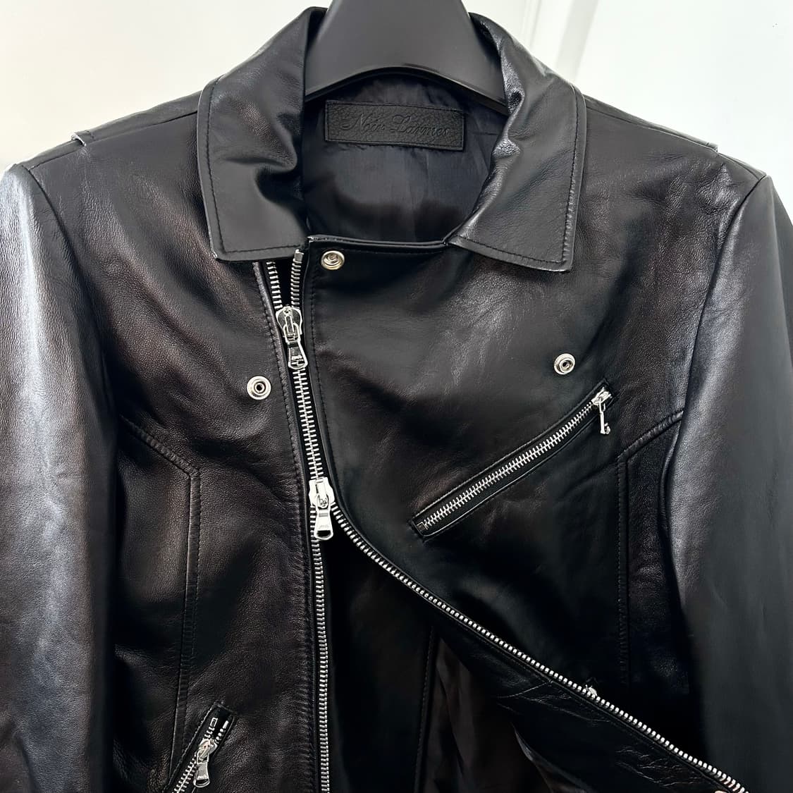느와르 라르메스 램스킨 라이더 자켓 상품이미지6