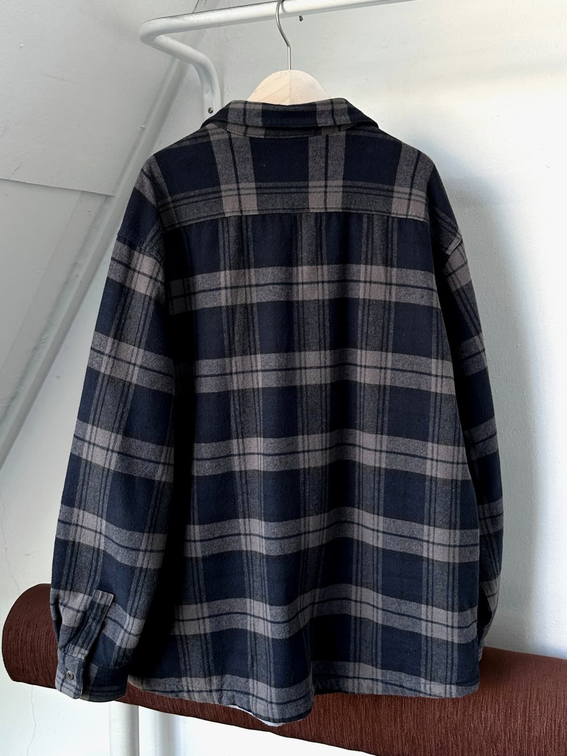 Inner fleece cpo design check blouson 상품이미지5