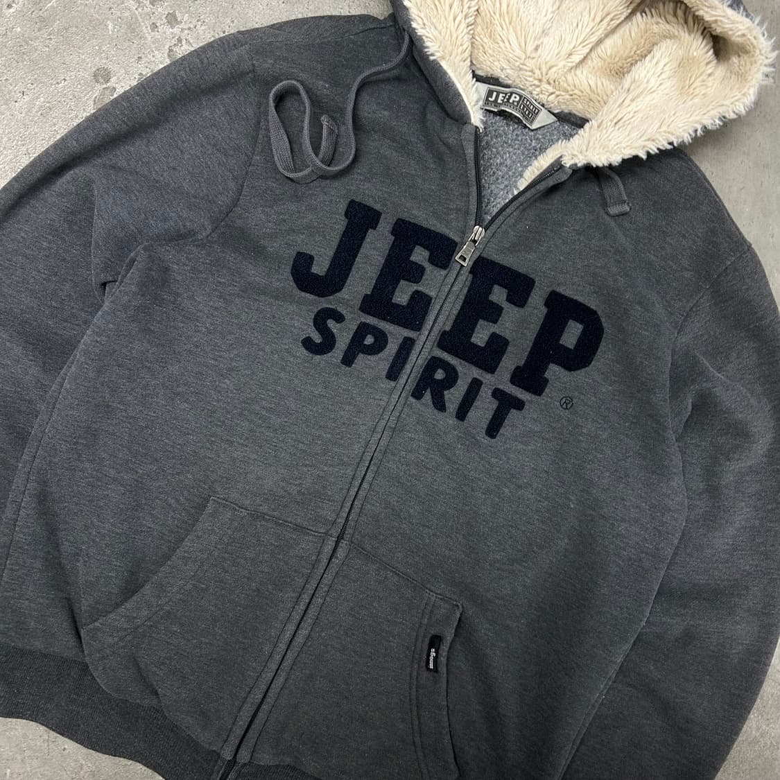 지프 양털 후드집업[1424] 상품이미지4