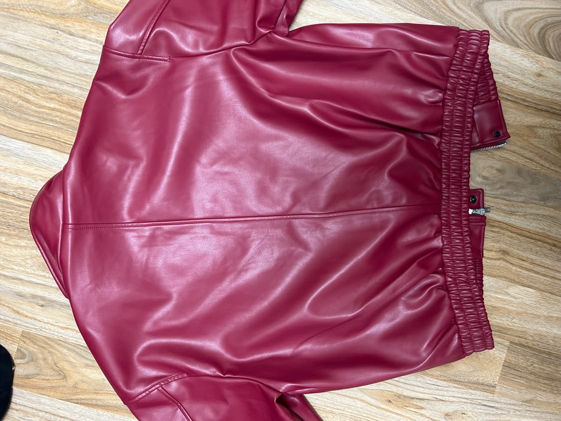 qt8 garments 레더 자켓 상품이미지5