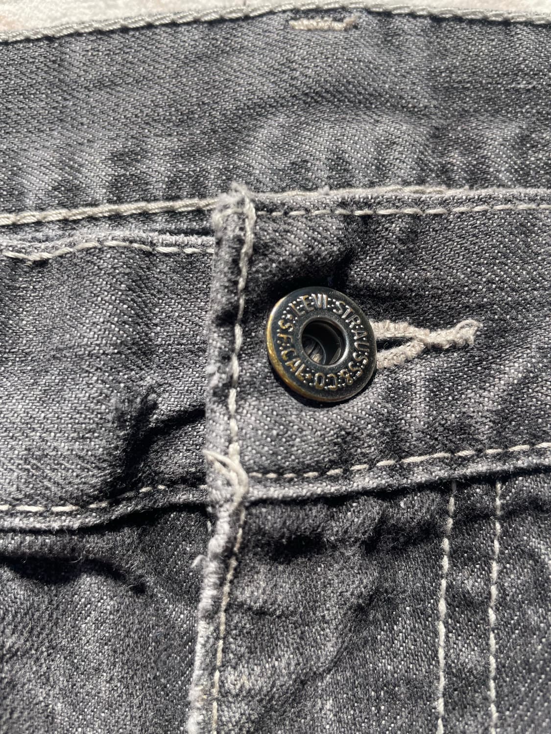 리바이스 527 그레이 워싱 부츠컷 데님팬츠 상품이미지6