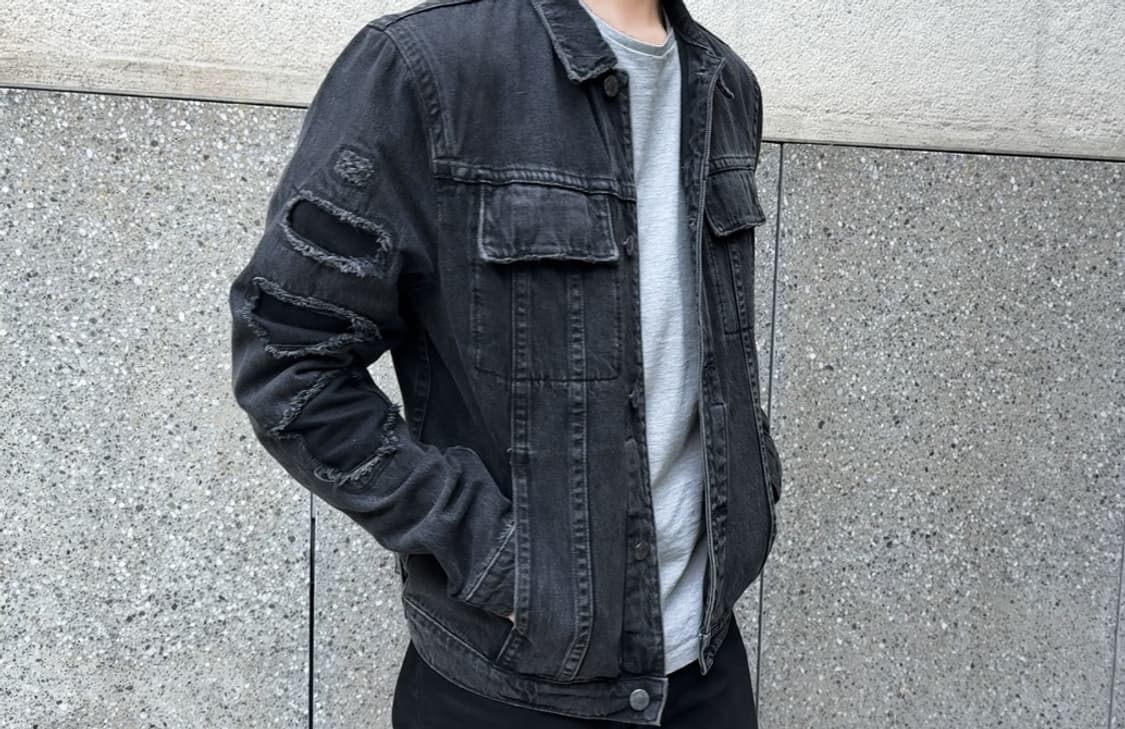 Helmut Lang MR87 Distressed Denim Jacket 상품이미지2